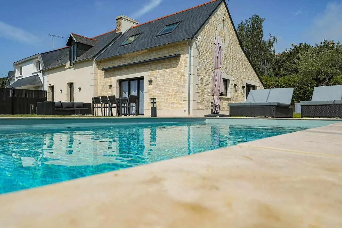 Villa Gozforn - Piscine Et Plage A Pied フエナン